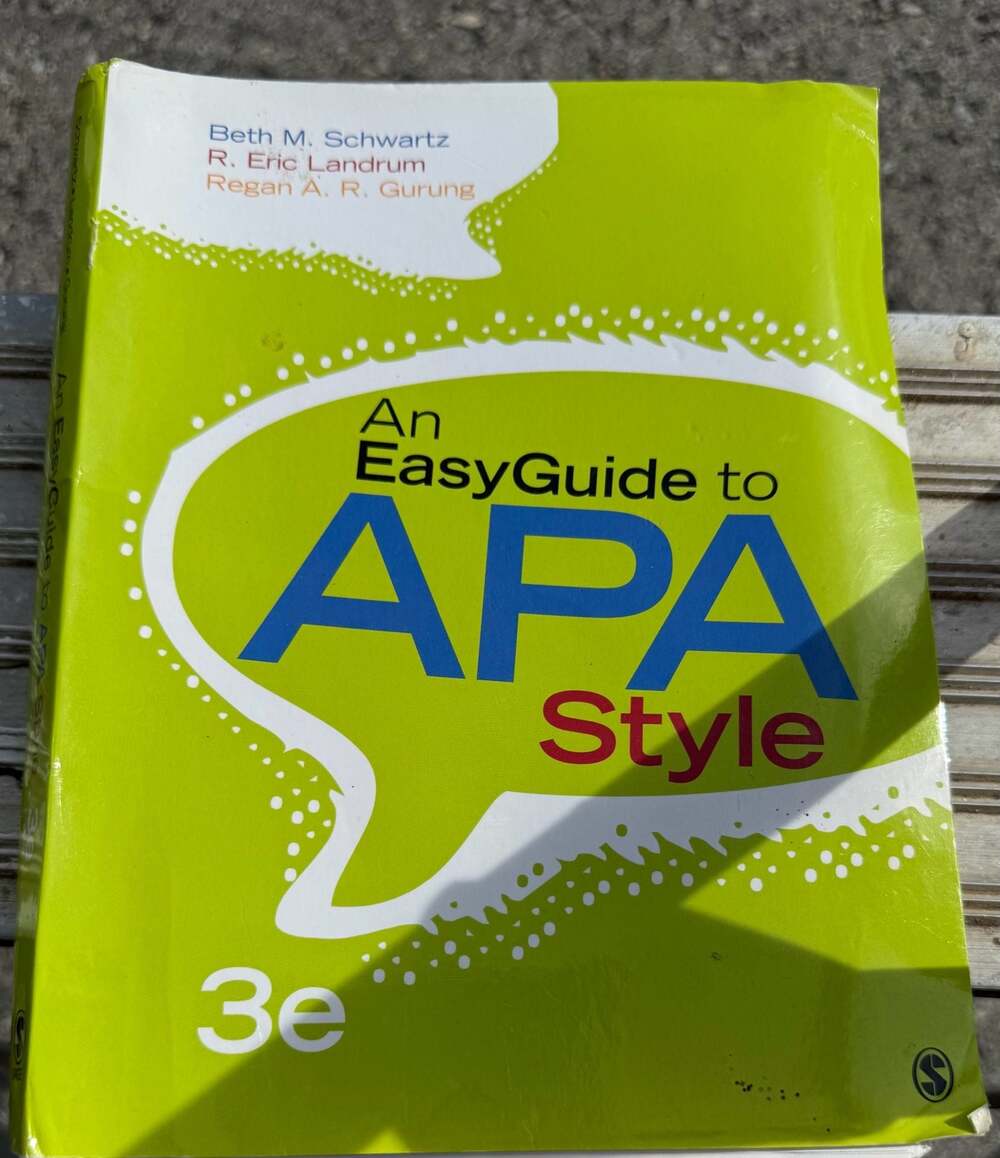 An EasyGuide to APA Style 3rd Edition (3e) by Beth M. Schwartz